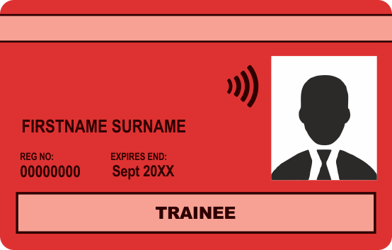 Red Trainee CSCS Card