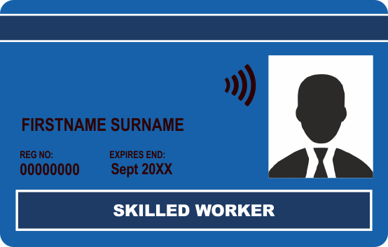 Blue Skilled Worker CSCS Card